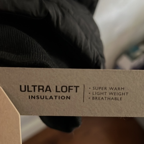 NWT Men's Black Levis Stand Collar Quilted Puffer Jacket, Size M - Picture 9 of 11